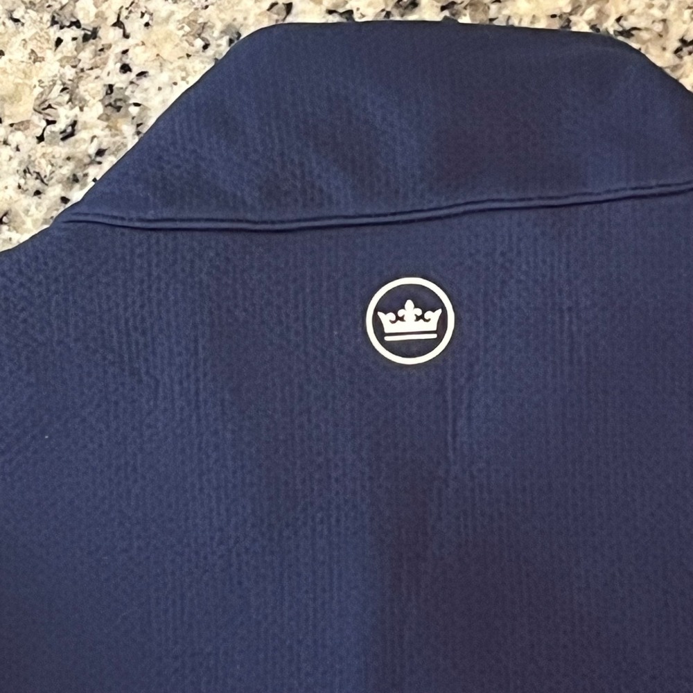Peter Millar Jacket Womens Medium Navy Lumi-Knit Midweight Full Zip Crown - Picture 8 of 11
